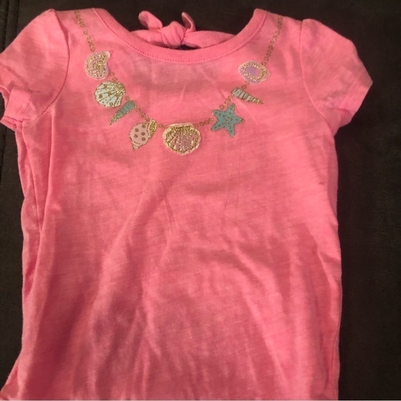 Carter’s Pink Seashell Onesie Size 6 Months - Picture 2 of 4